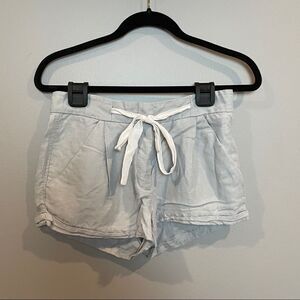 Wilfred Linen Blend Gray Shorts 0